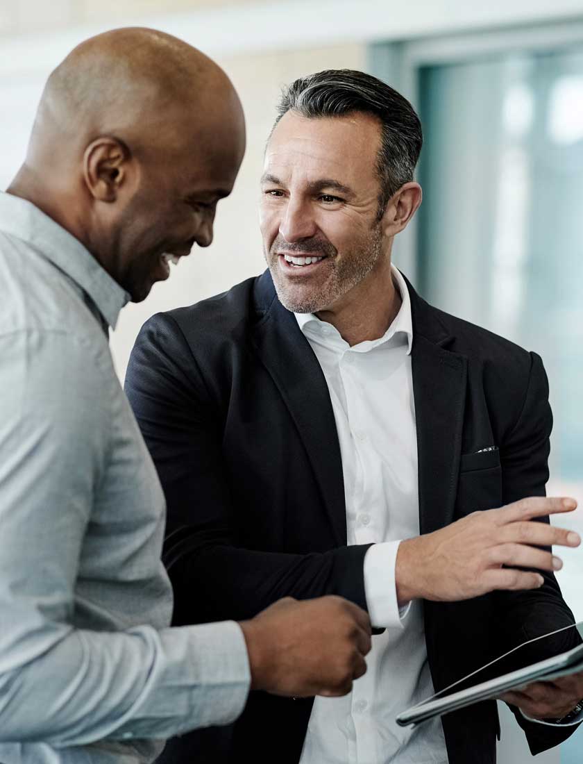 reviewing retirement accounts with a private wealth advisor